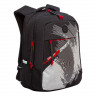 Рюкзак школьный Grizzly RB-356-1 Черный - красный