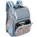 Школьный ранец трансформер с мешком для обуви Across ACR18-195A-6 Девочка с цветами