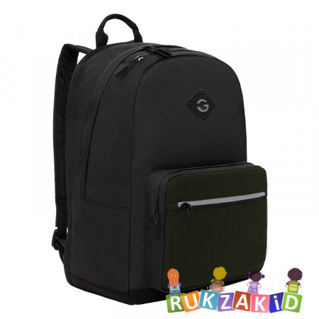 Рюкзак молодежный Grizzly RQL-218-2 Черный - хаки