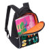 Детский рюкзак Grizzly RS-734-5 Алфавит Черный оранжевый