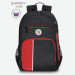 Рюкзак школьный Grizzly RB-355-2 Черный - красный