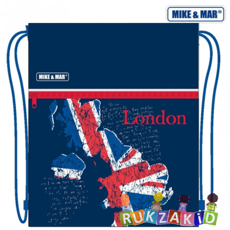 Мешок для сменной обуви Mike Mar MB061 Лондон Темно-синий