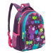 Рюкзак школьный для девочек Grizzly RG-868-1 Фиолетовый