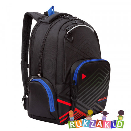 Рюкзак молодежный Grizzly RU-233-2 Синий - красный