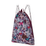 Рюкзак - мешок Asgard Р-5719 Бабочки Цветы бордо-серый