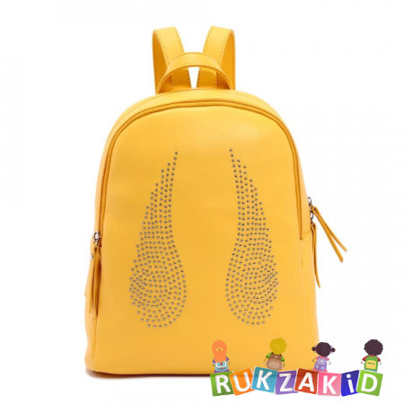 Женский рюкзак из экокожи Ors Oro DS-927 Желтый