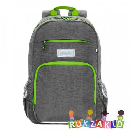 Рюкзак школьный Grizzly RB-155-2 Серый