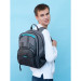 Рюкзак школьный Grizzly RU-030-41 Черный - бирюзовый