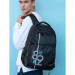 Рюкзак школьный Grizzly RU-230-6 Черный - бирюзовый