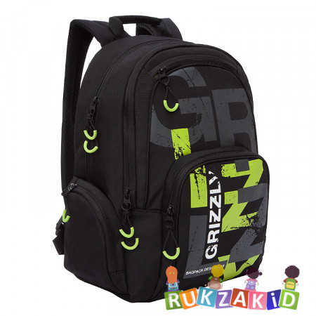Рюкзак молодежный Grizzly RU-033-22 Салатовый