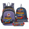 Рюкзак школьный с пеналом и мешком для обуви Across ACR22-410-2 Racing