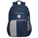 Рюкзак школьный Grizzly RB-355-2 Синий - серый