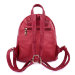 Мини рюкзак женский OrsOro D-178 Красный перламутр