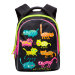 Рюкзак школьный с котами Grizzly RG-657-4 Черный