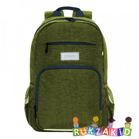 Рюкзак школьный Grizzly RB-155-2 Хаки