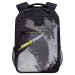Рюкзак школьный Grizzly RB-356-1 Черный - оливковый