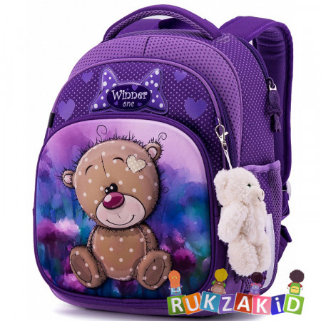 Ранец - рюкзак школьный Winner 7006 Плюшевый мишка