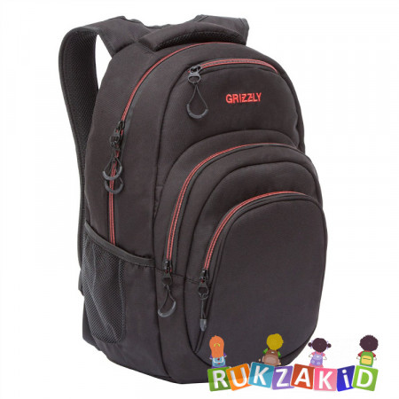 Рюкзак мужской Grizzly RQ-003-3 Черный - красный