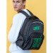 Рюкзак молодежный Grizzly RU-233-4 Черный - зеленый