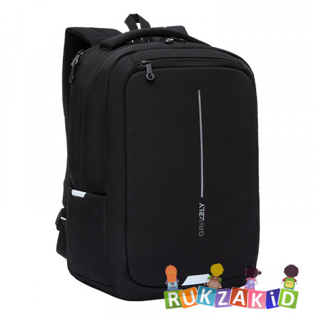 Рюкзак молодежный Grizzly RU-134-1 Черный - черный