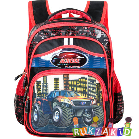 Детский рюкзак для мальчика Across 301422 Красный