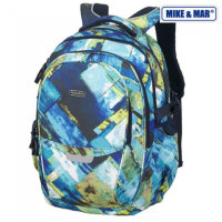 Рюкзак молодежный MikeMar 71703CP Зелено-синий