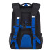 Рюкзак школьный Grizzly RB-156-1 Черный - синий