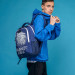 Рюкзак молодежный Grizzly RU-132-1 Синий  - белый