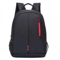 Рюкзак молодежный Grizzly RL-852-1 Черный - красный
