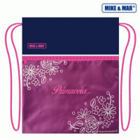 Мешок для сменки MikeMar MB082 Цветы Малиново-фиолетовый