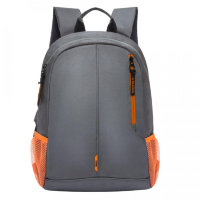 Рюкзак молодежный Grizzly RL-852-1 Серый - оранжевый
