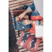 Рюкзак крафтовый Ginger Bird Грог 15 с боковыми карманами Синий (Тыквы)