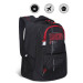 Рюкзак молодежный Grizzly RU-237-1 Черный - красный