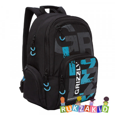 Рюкзак молодежный Grizzly RU-033-22 Бирюзовый