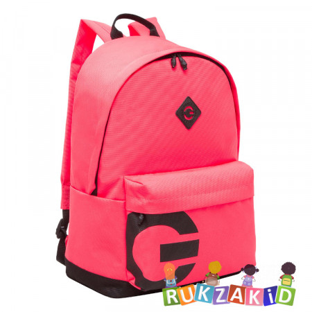 Рюкзак молодежный Grizzly RQL-317-3 Флуоресцентный красный