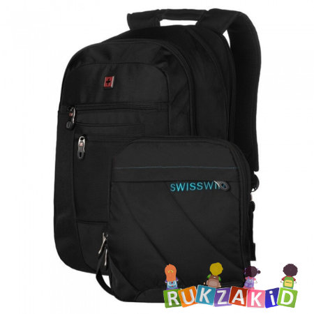Рюкзак Swisswin SWE01004 + Сумка (Голубой)