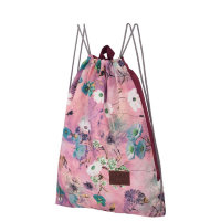Рюкзак - мешок Asgard Р-5719 Цветы Пастель лилово - розовый