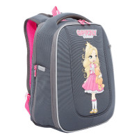 Ранец рюкзак школьный Grizzly RAf-292-10 Серый