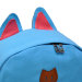 Рюкзак с кошками и ушками голубой
