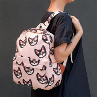 Рюкзак с котами Kawaii Котики розовый