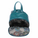 Рюкзак сумка мини женский OrsOro DS-0125 Сине - зеленый