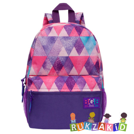 Молодежный рюкзак Grizzly RD-750-1 Ромбы фиолетовые