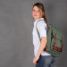 Крафтовый рюкзак сумка Грасс Зеленый