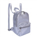 Рюкзак сумка мини женский OrsOro DS-0125 Серебристый