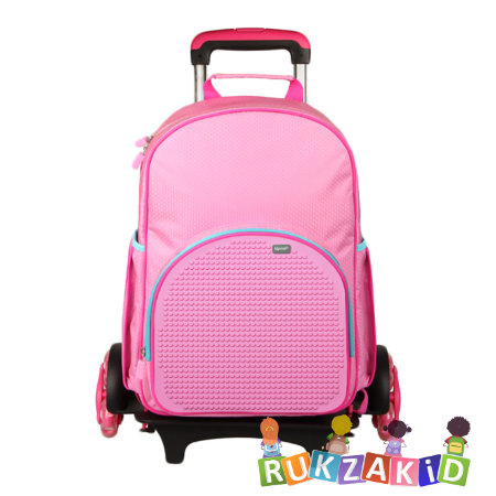 Рюкзак пиксельный на роликах Upixel Super Class Rolling Backpack WY-A024 Розовый