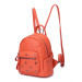 Женский мини рюкзак сумка Ors Oro DW-825 Оранжевый