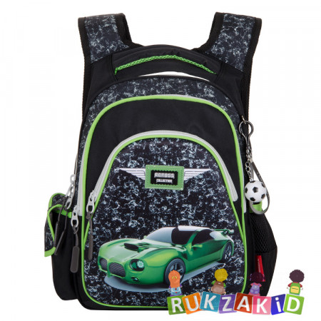 Рюкзак школьный Across AC19-CH410-2 Зеленый автомобиль