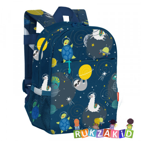Рюкзак для ребенка Grizzly RK-277-5 Звери в космосе
