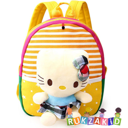 Детский рюкзачок с кошечкой Kitty Желтый