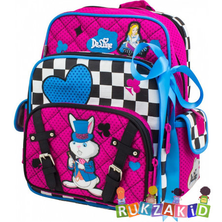 Школьный рюкзак DeLune 55-03 Алиса в стране чудес Розовый